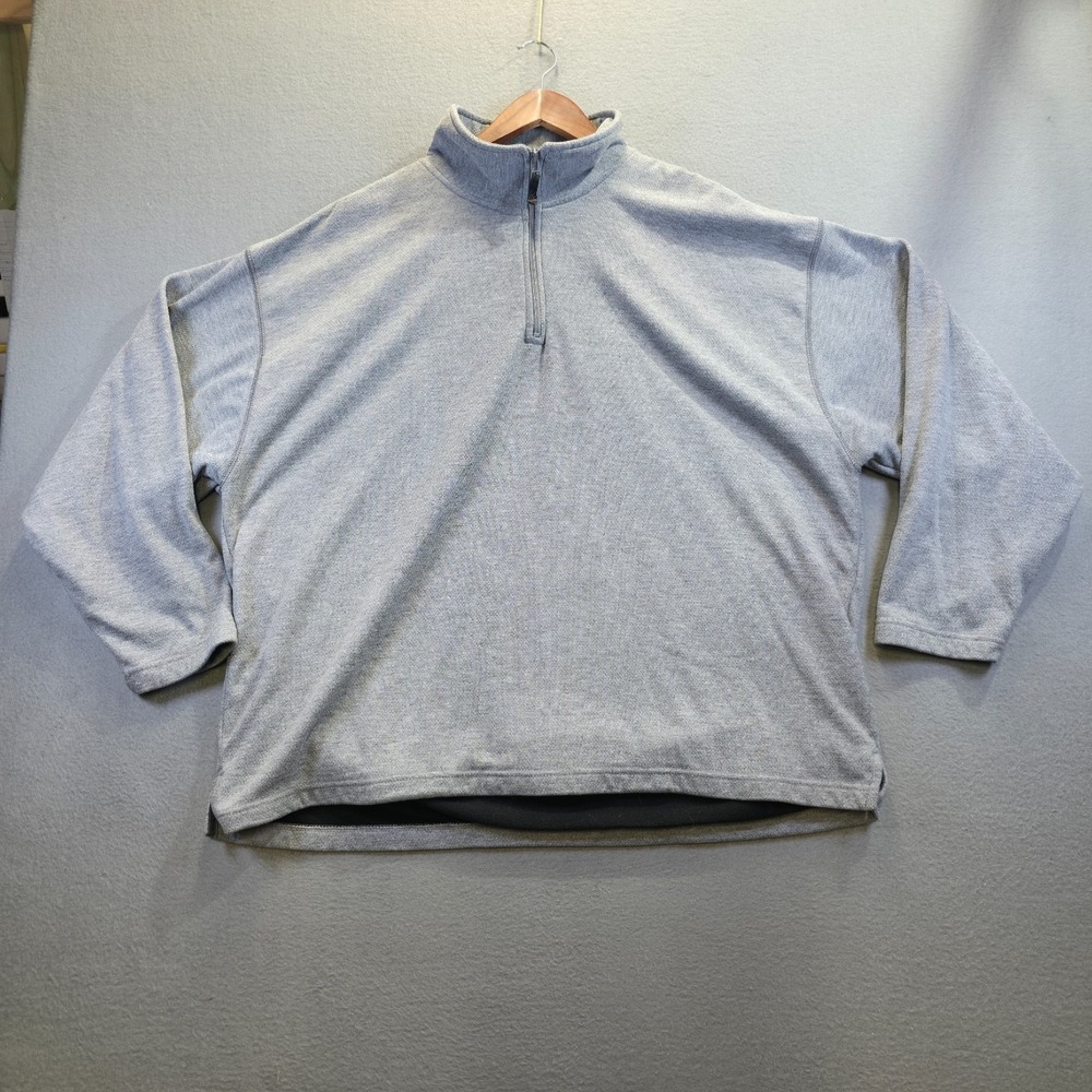 Roundtree & Yorke Men's Gray‎ Quarter Zip Pullover Sweater Size 2XL